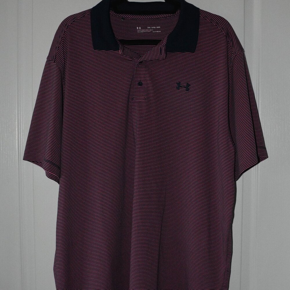 Under Armour Men's Heat Gear Loose Polo Shirt size 2XL